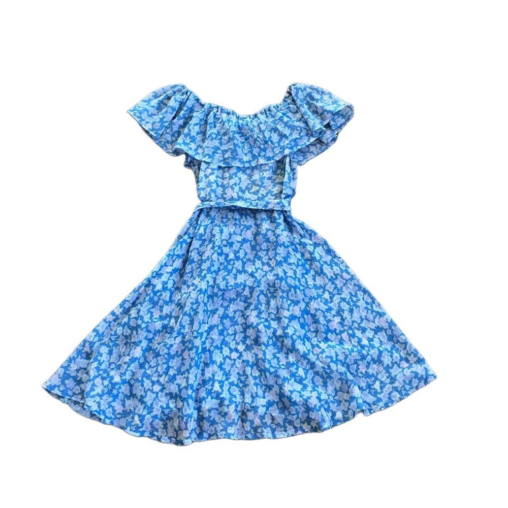 70s vintage prairie dress